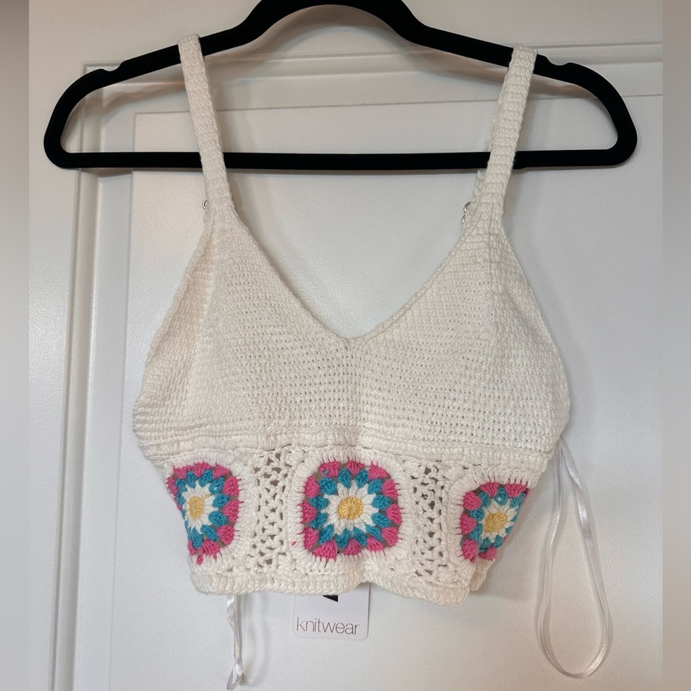 Crochet Cropped Tank Top